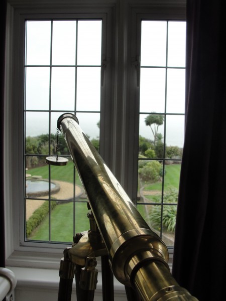 Antique Telescope in the Master Suite